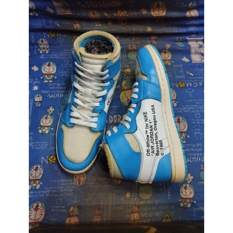 SEPATU BLUE WHITE OFF