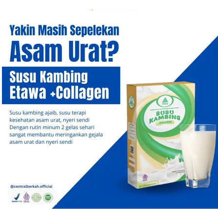 

SUSU ETAWA COLLAGEN - Membantu mempercepat penyembuhan luka bakar, sayatan, atau operasi
