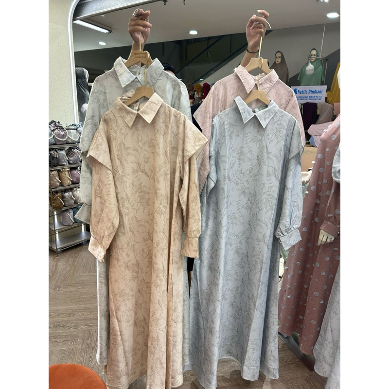 Zaleeka Dress New Design Bahan Silk Mamboo