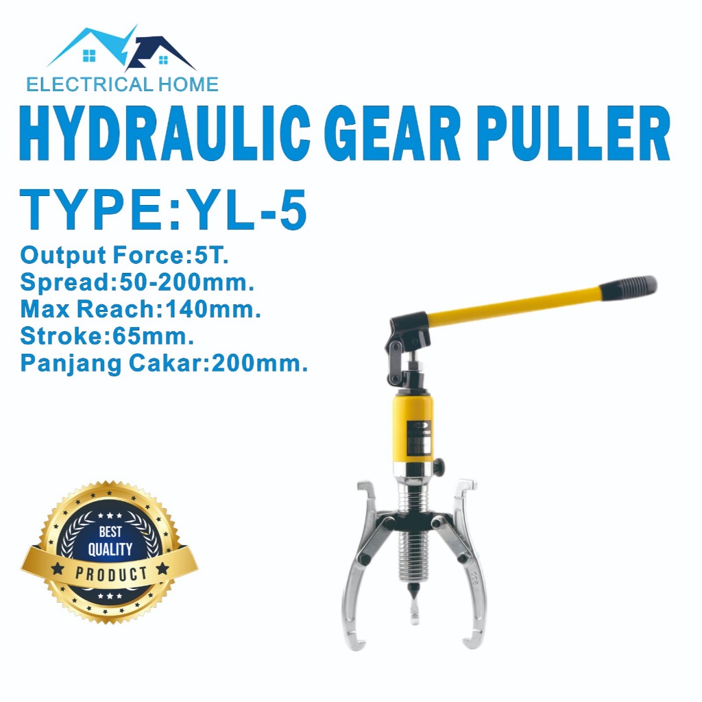 Tang Hydraulic Gear Puller Integral / Treker Bearing Puller Hydraulic YL-5T