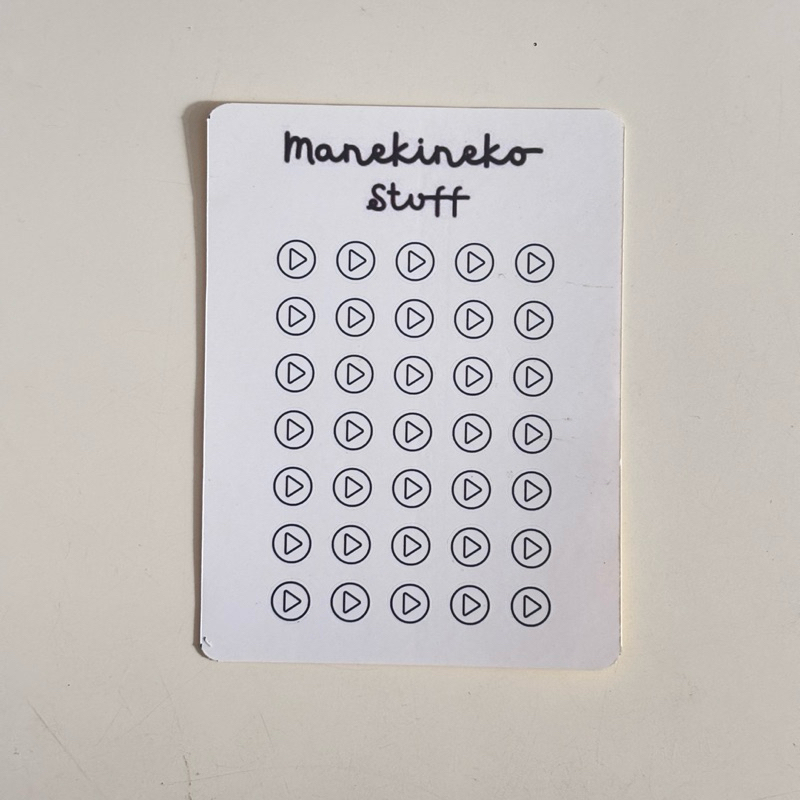 

Stiker Ikon Youtube/ Youtube icon stickers / tiny stickers journaling