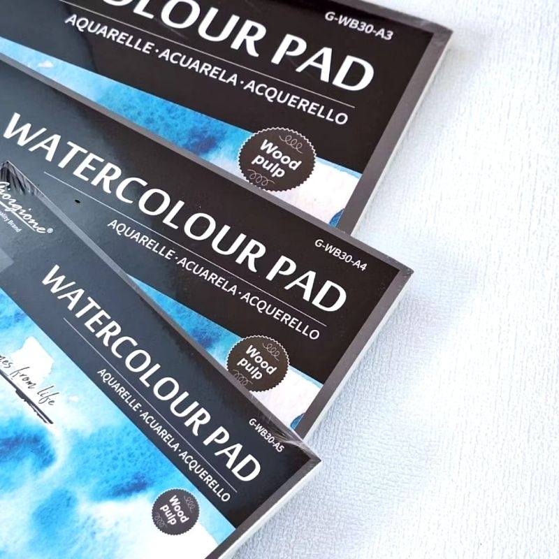 

Giorgione Watercolor Paper Kertas Watercolor Pad A3/A4/A5 Isi 30 Lembar