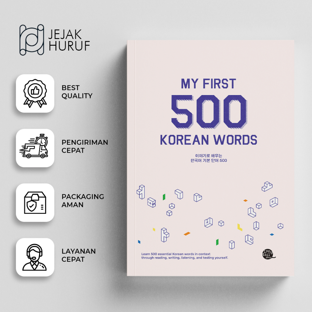 Buku Belajar Bahasa Korea My First 500 Korean Words