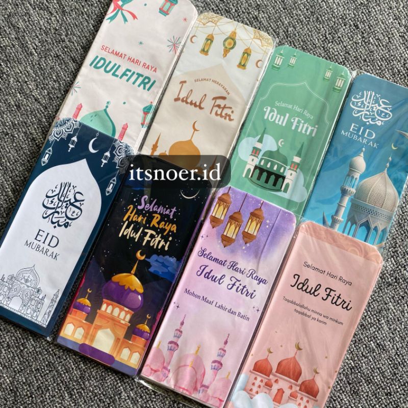 

AMPLOP Lebaran/ Amplop Lebaran isi 10pcs Uk Besar / Amplop Idul Fitri Panjang