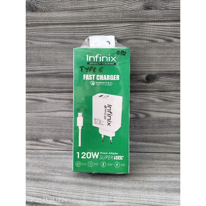 Travel Charger Infinix 120 Watt Type C