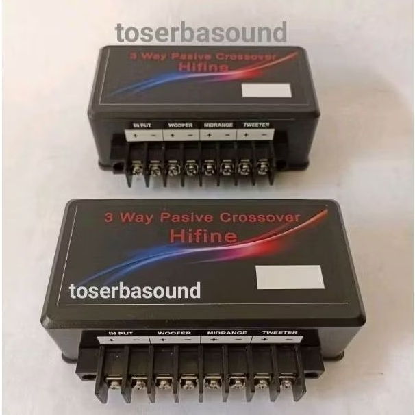 Pasive Crossover 3way speaker split Hifine pasif audio mobil