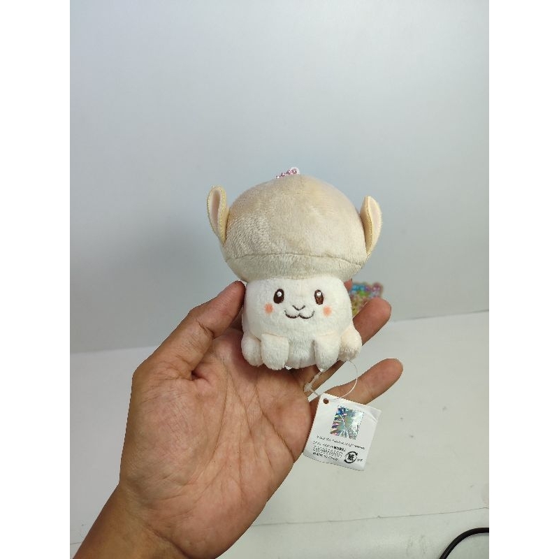 boneka vegetables fairy original mini mushroom keychain