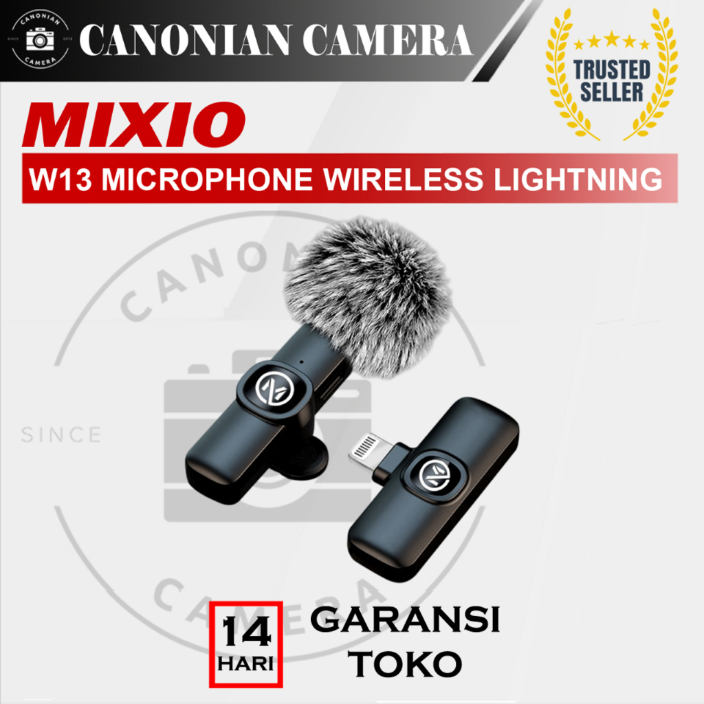 Microphone Wireless Lavalier Mixio W13 Lightning