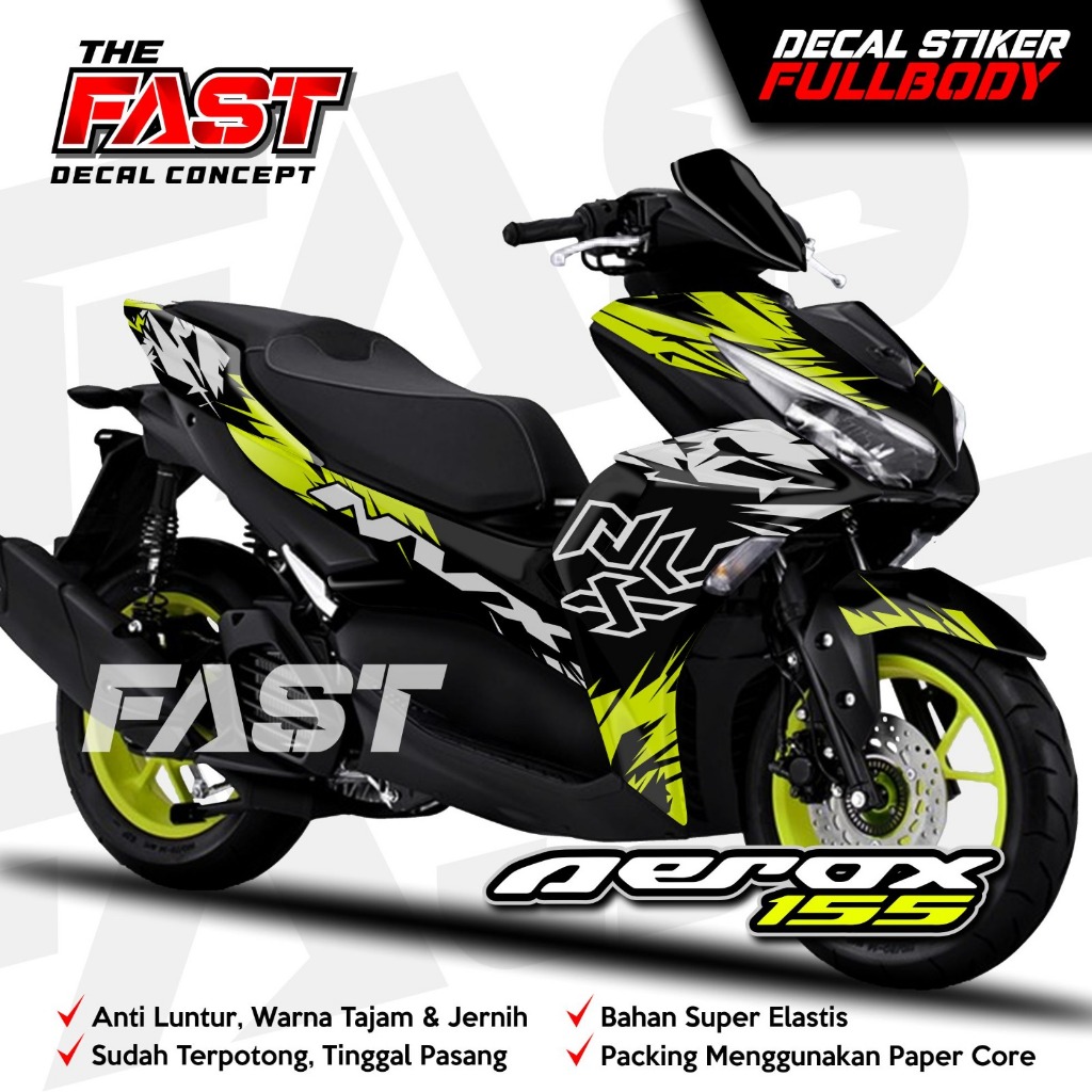 (ANTILUNTUR) Decal Sticker Aerox New Full Body / Decal aerox new full body