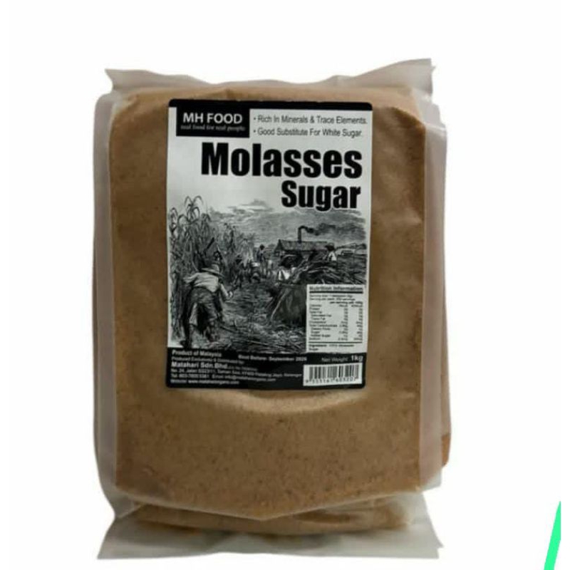 

MH FOOD Unrefined Raw Molasses Sugar 1kg