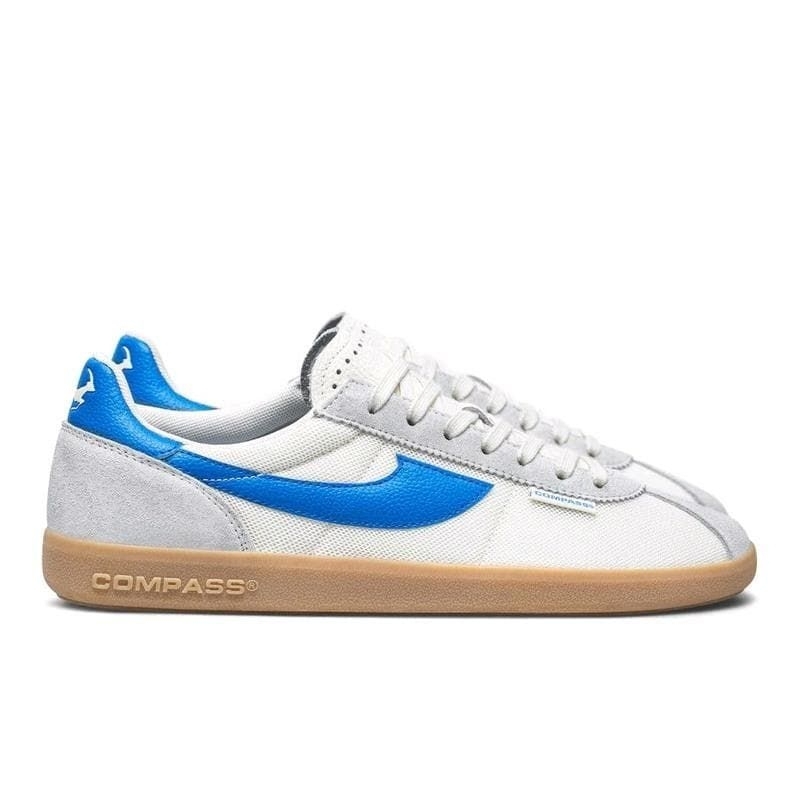 Sepatu Compass Tribune White Blue Size 38 (second belum pernah pakai)