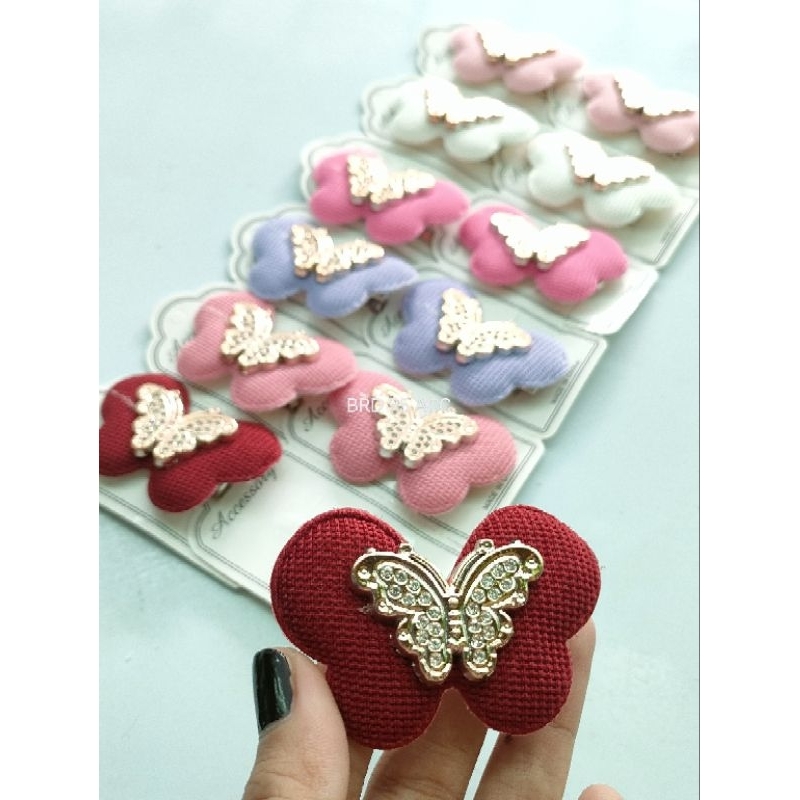 jepit bebek kupu | jepit rambut anak | jepit korea