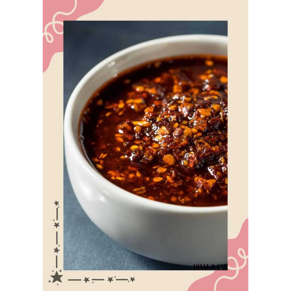 

Chilli Oil Premium / Chilli Oil / Minyak Cabai / Chilli Oil pedas Gurih - 750ML