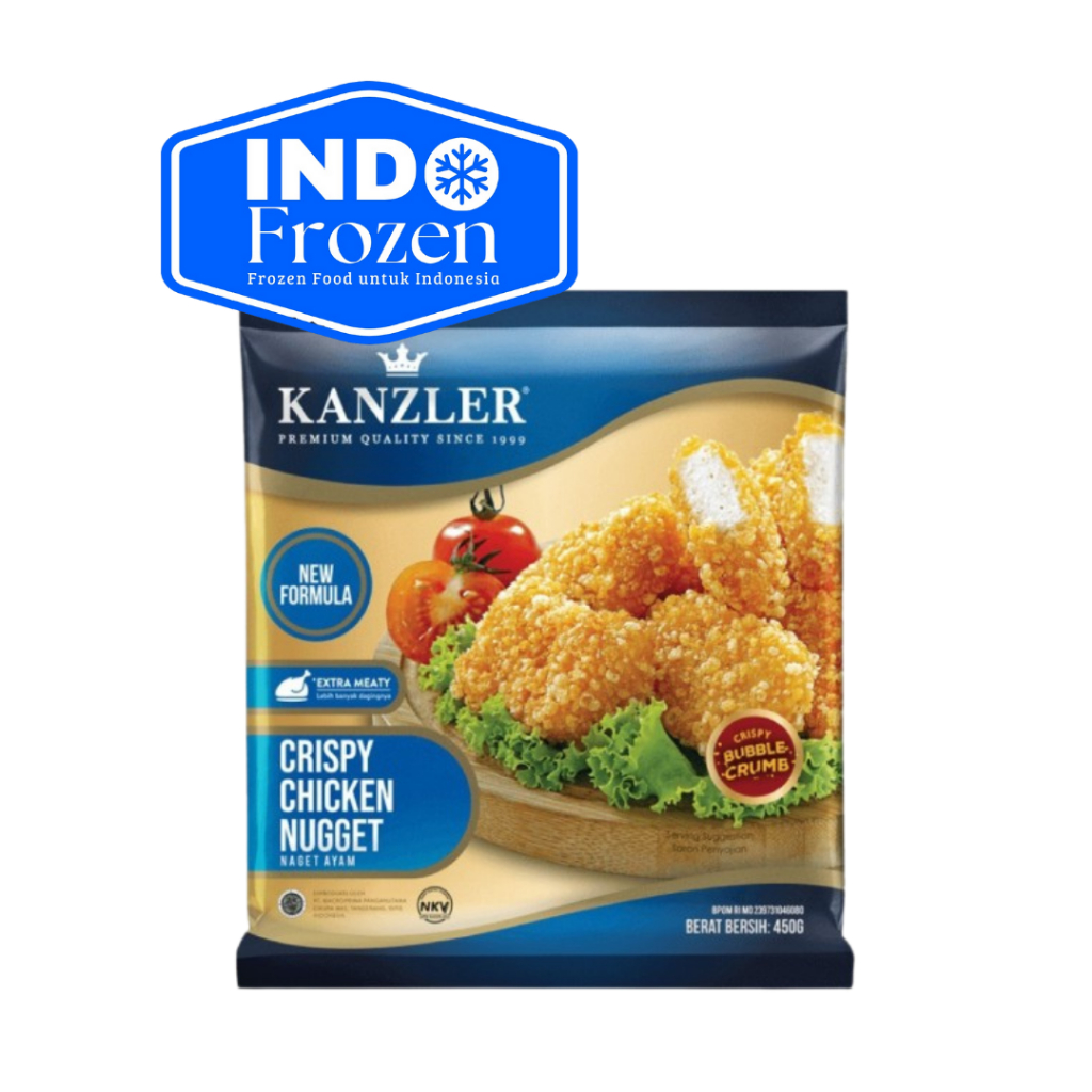 

KANZLER CRISPY CHICKEN NUGGET 450GR/NUGGET AYAM RENYAH/NAGET AYAM