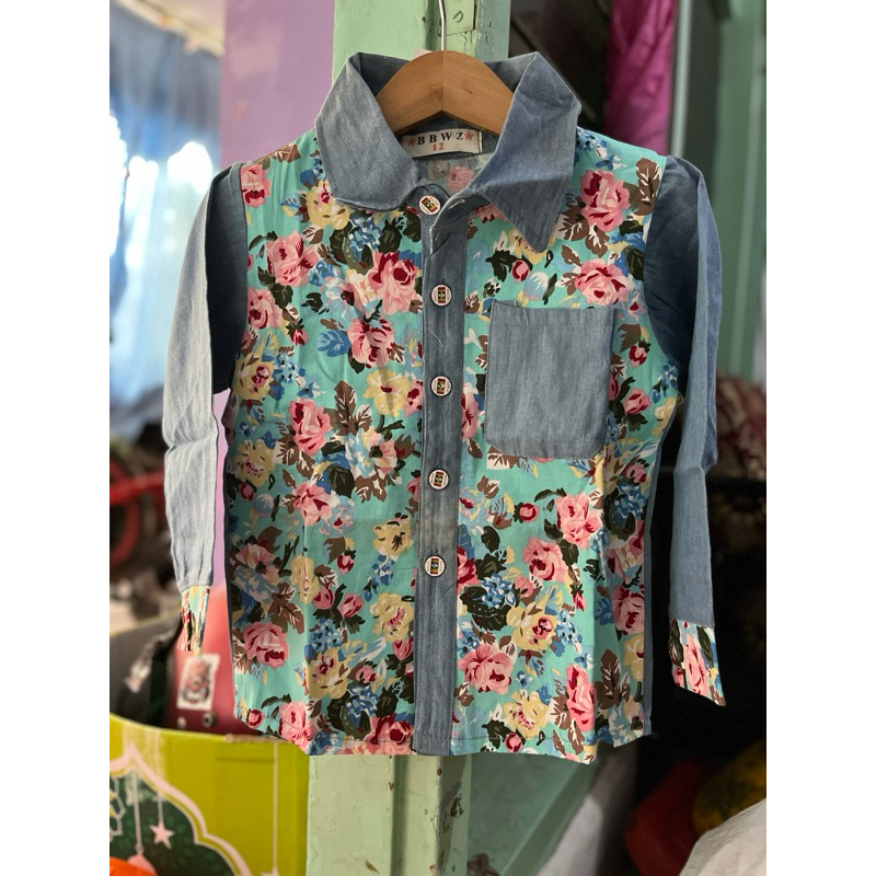 kemeja anak import kemeja anak perempuan baju lebaran anak