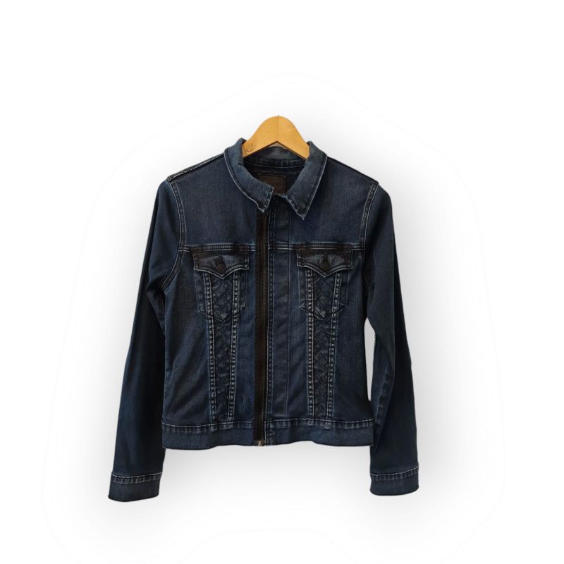 True Religion Biker Denim Jacket