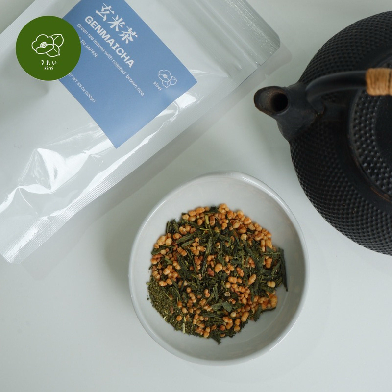 

Genmaicha Loose Tea Leaves 100gr MADE IN JAPAN