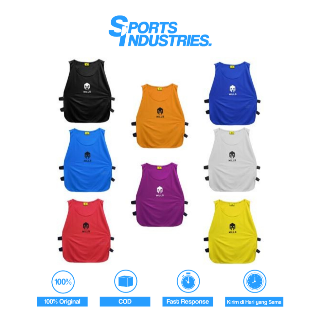 ROMPI TRAINING MILLS / ROMPI FUTSAL MILLS / ROMPI SEPAK BOLA MILLS TRAINING BIBS 9002 100% ORIGINAL