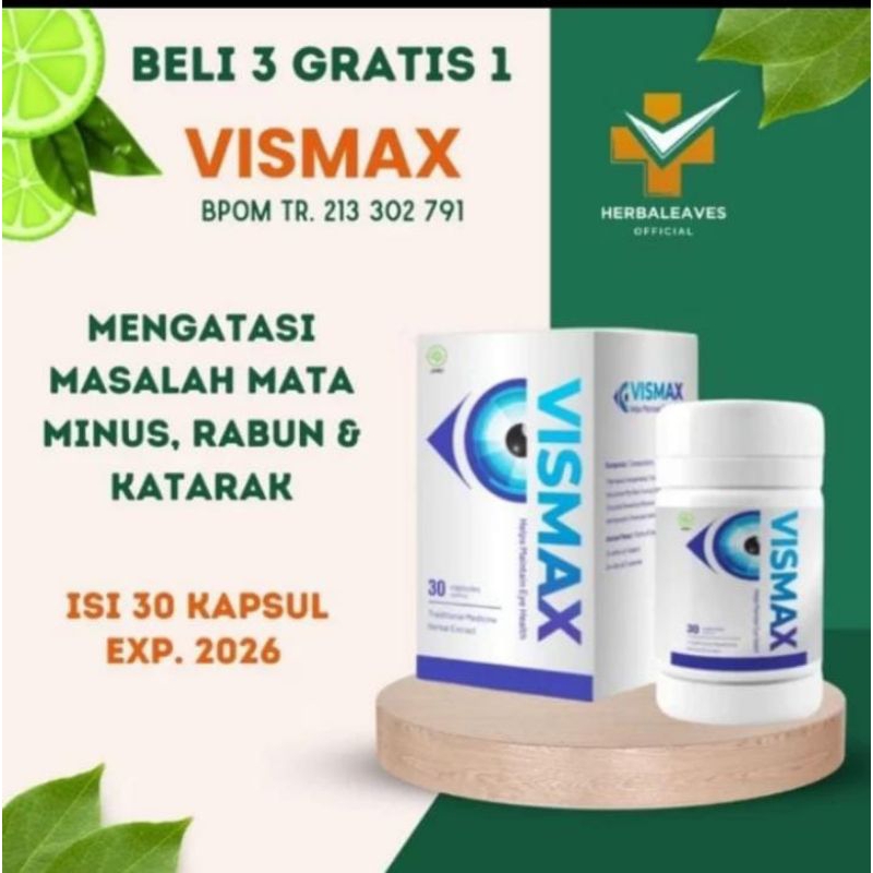VISMAX Obat Vismax Asli Original Bergaransi Resmi Herbal BPOM