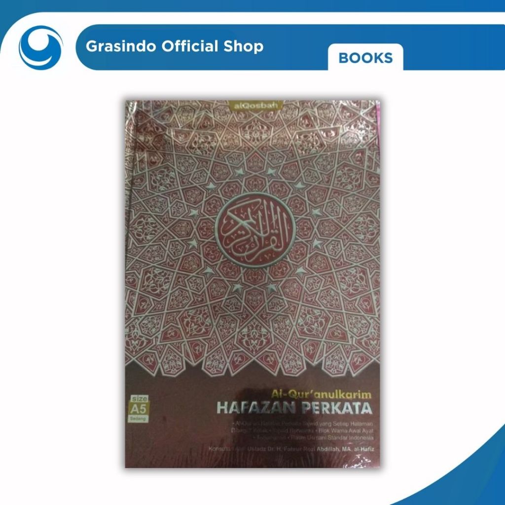 Grasindo - Al-Qur'an Qosbah Hafazan Perkata 7 Kotak A5