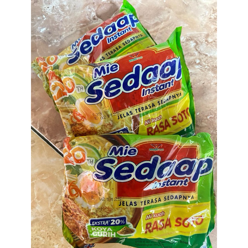 

MIE INSTAN SEDAAP RASA SOTO