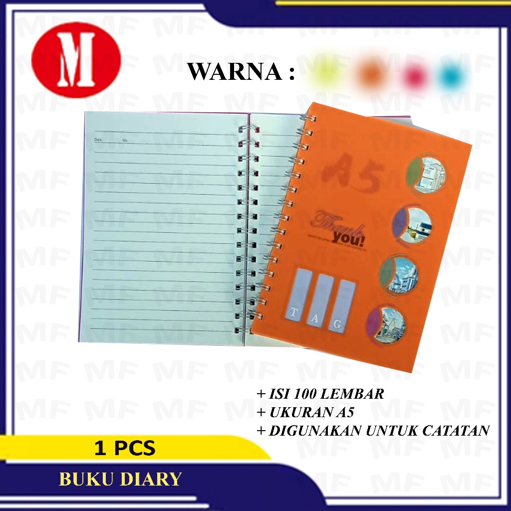 

Buku Diary A5 Spiral