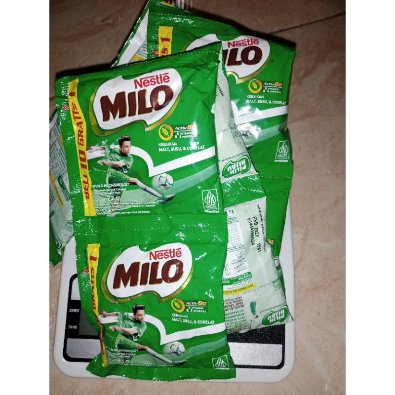 

Milo sachet//1 renceng isi 10 sachet