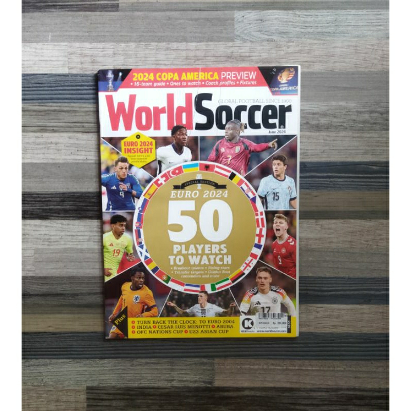 MAJALAH WORLD SOCCER IMPOR : EURO 2024 50 PLAYERS TO WATCH