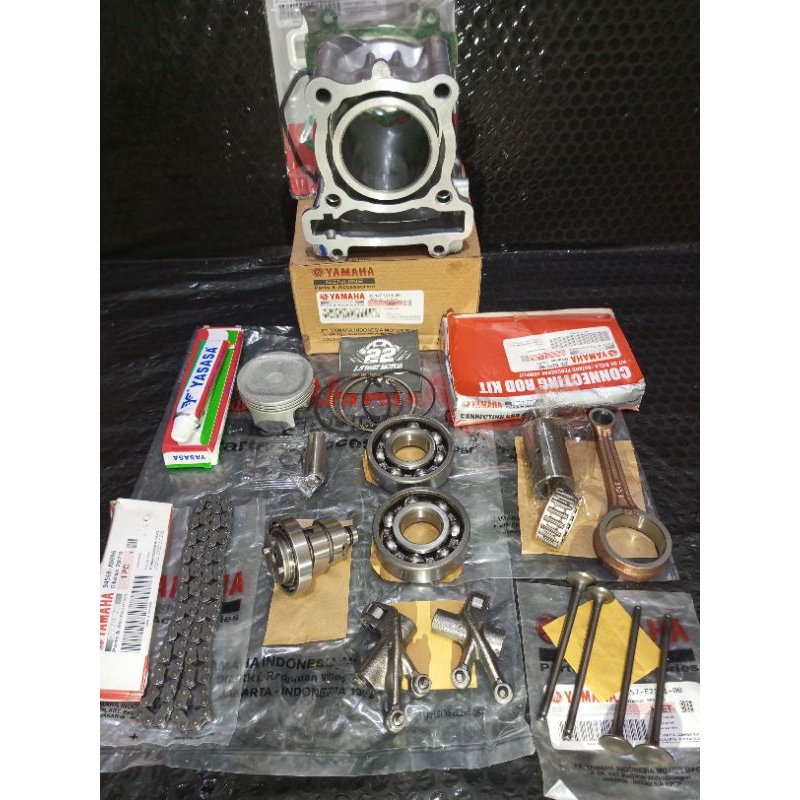 PAKET 9 ITEM BLOK SEHER KOMPLIT 3C1 YAMAHA VIXION NEW,VIXION OLD LAMA KUALITAS ORIGINAL
