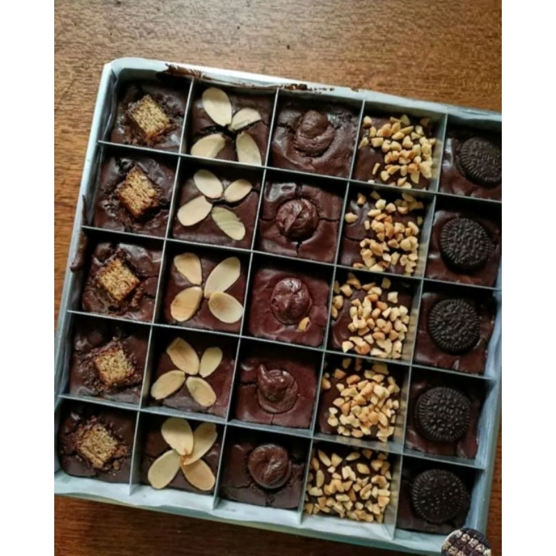 

Brownies fudgy Hampers brownies fudgy nyokelat bgt..