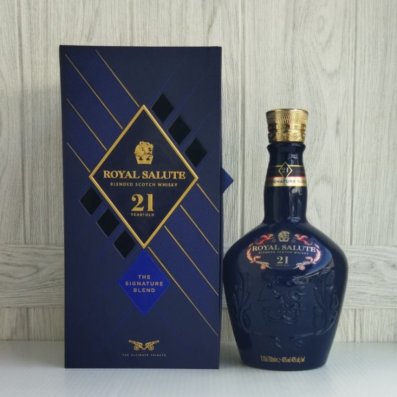Botol Kosong Royal Salute 21 Years + Box 700ml