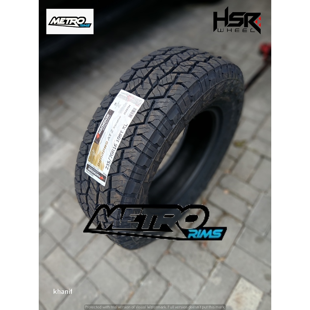 BAN MOBIL HANKOOK DYNAPRO AT2 235 70 R16 235/70/16 RING 16 SEMI OFFROUD- METRO RIMS