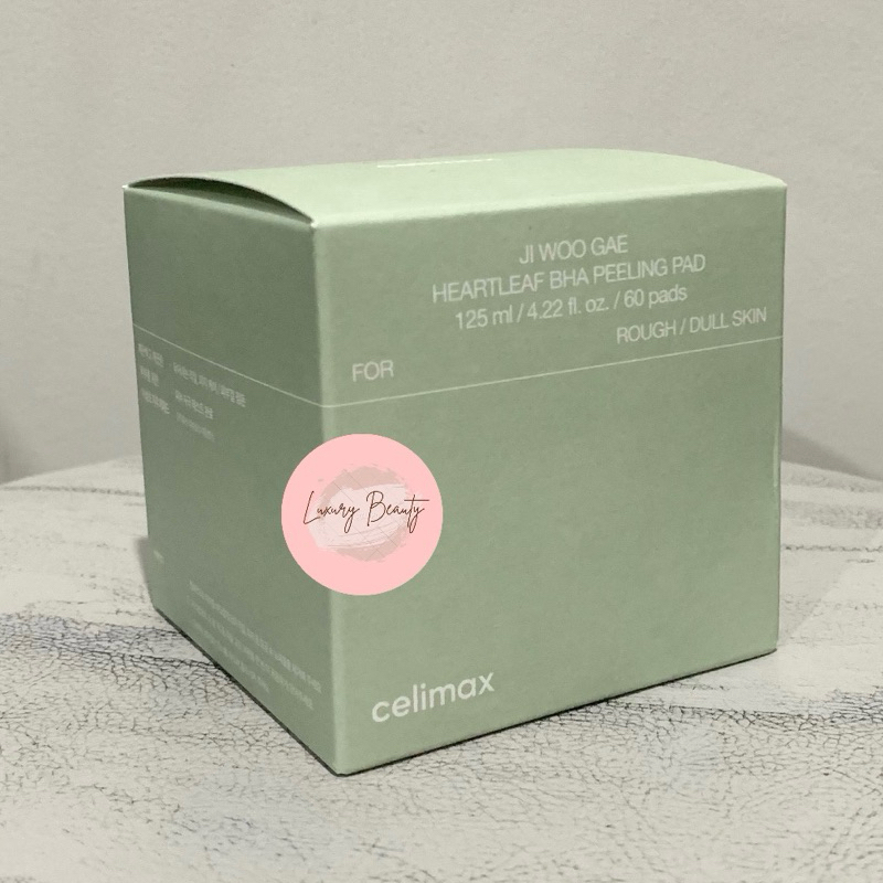 [READY] CELIMAX JI WOO GAE HEARTLEAF BHA PEELING PAD 60 PADS