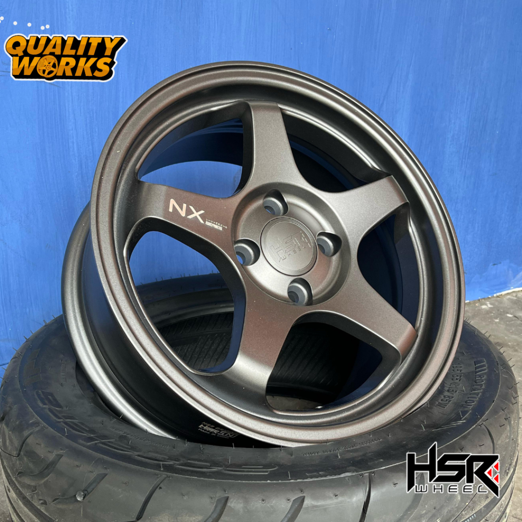 Pelek Hsr Agya, Ayla R15 Velg Hsr Kailolo Palang 5 Baut 4x100 Single Pcd