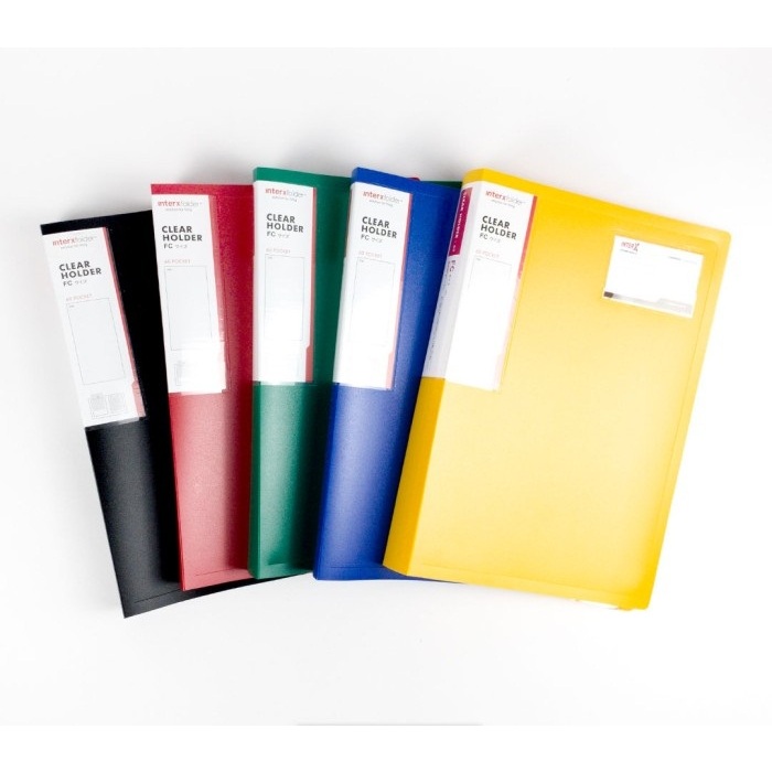 

Inter X Folder Clear Holder Folio 60 Pocket CHX 160F