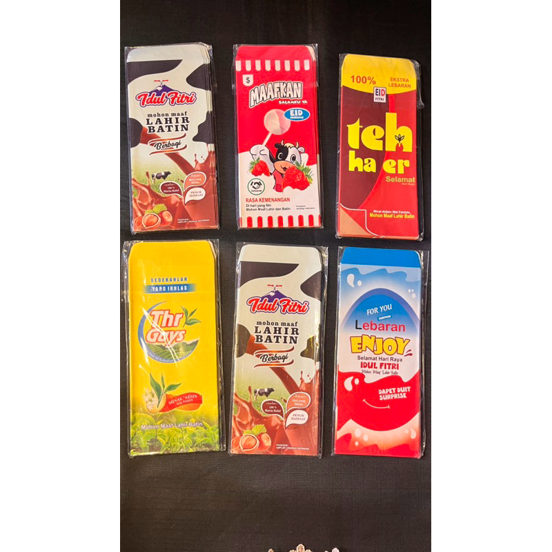 

Amlop THR Lebaran motif snack lucu