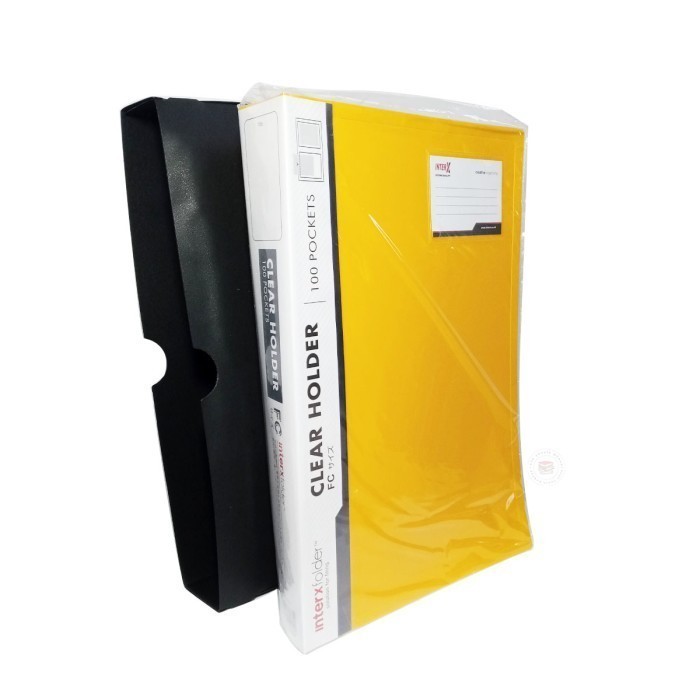

Inter X Folder Clear Holder Folio 100 Pocket
