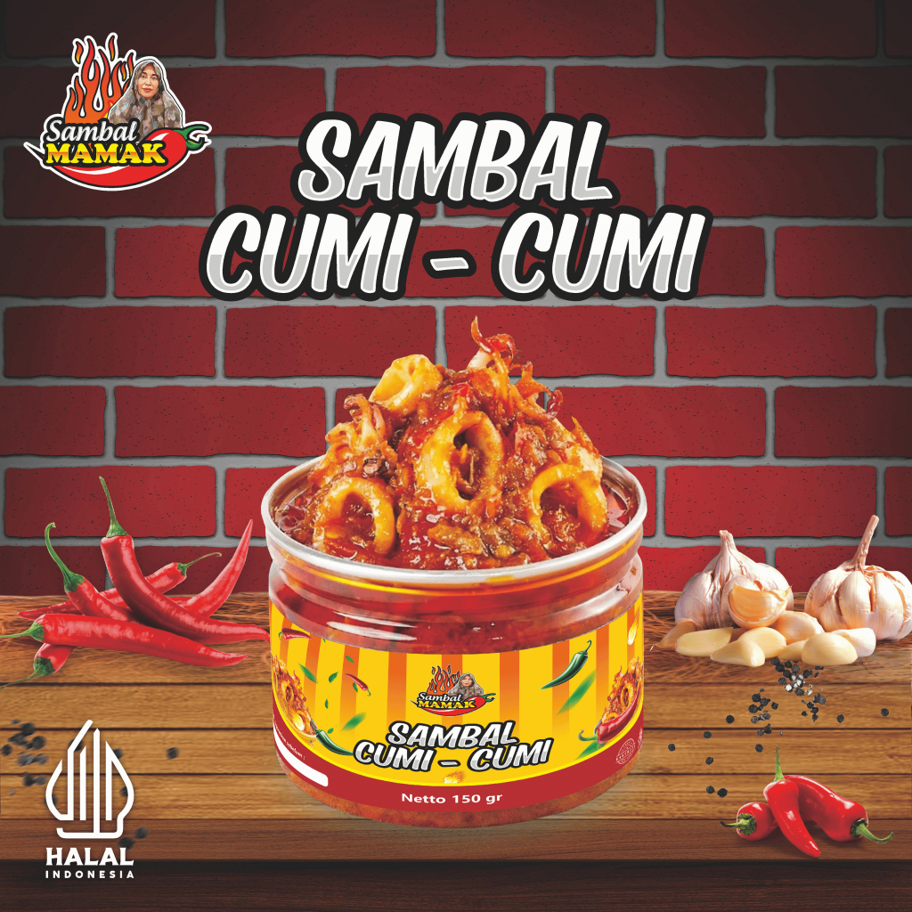 

SAMBAL MAMAK - sambal cumi cumi / 100% HOMEMADE with love