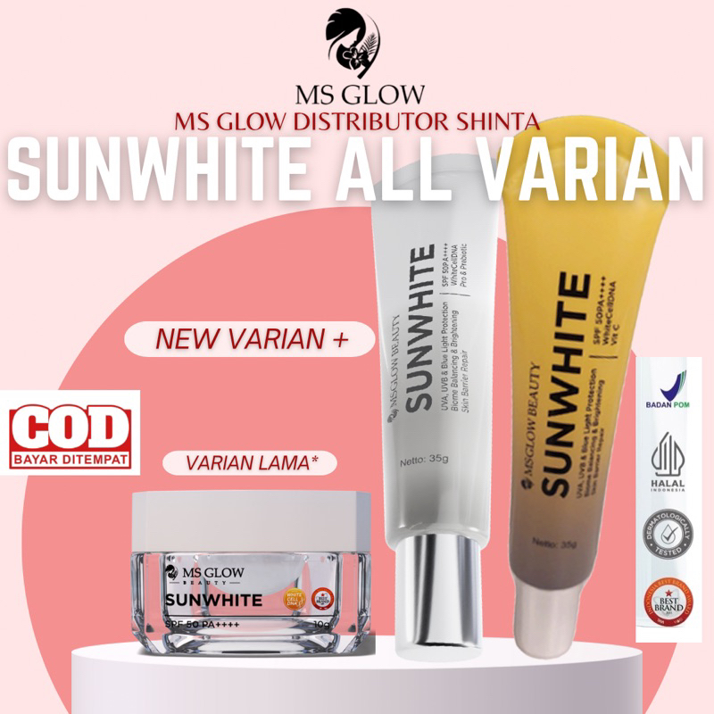 Sunwhite Sunscreen MS Glow SPF 50 PA ++++
