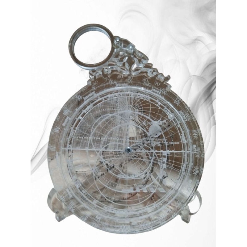 

Astrolab akrilik bening tinggi 10 cm