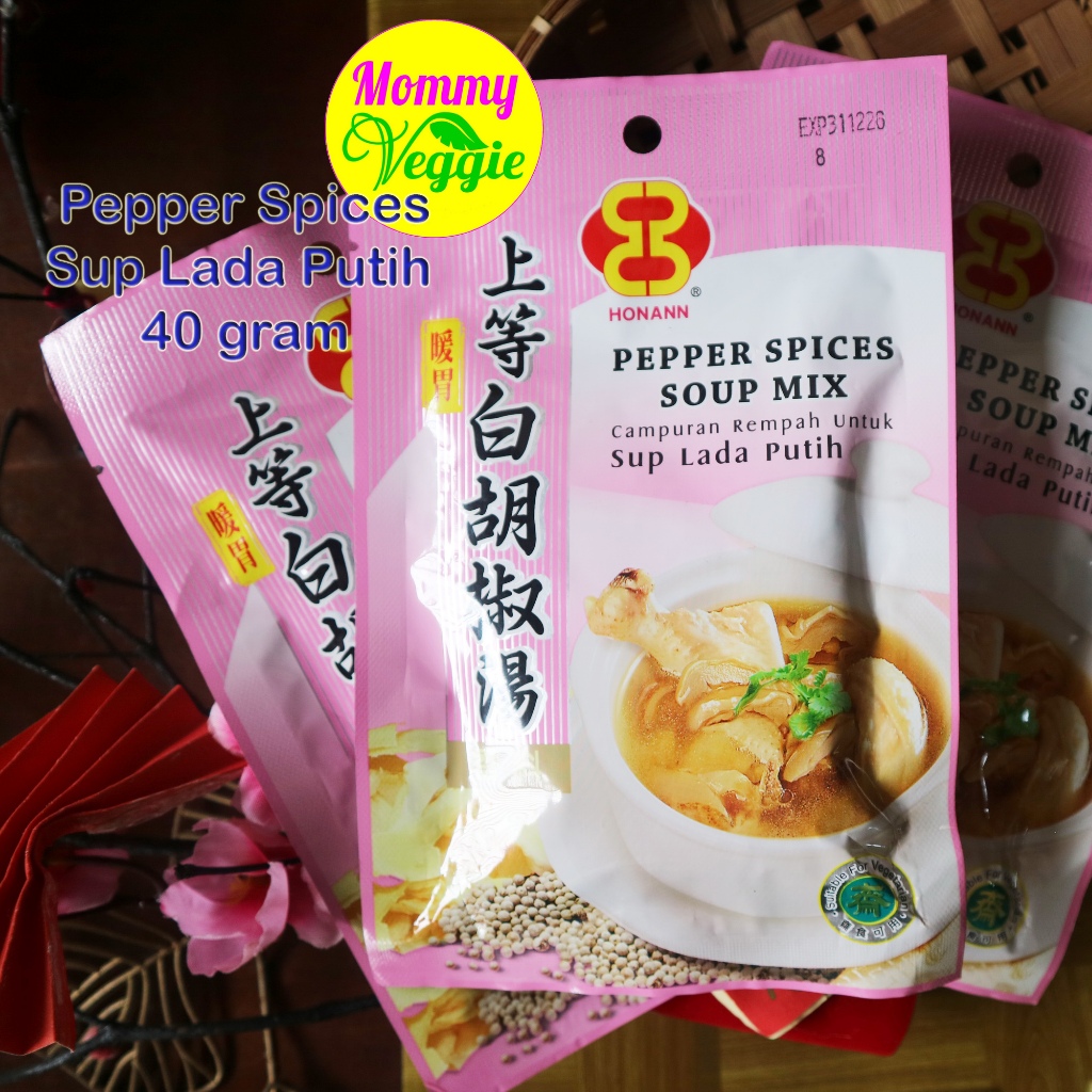 

Sup Lada Putih | Sup Lada Putih | Vegeratian Friendly | 40 gram