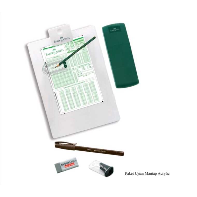 

Faber Castell Exam Set Mantap Acrylic II / Pakey Ujian Mantap Acrylic II Faber Catsell