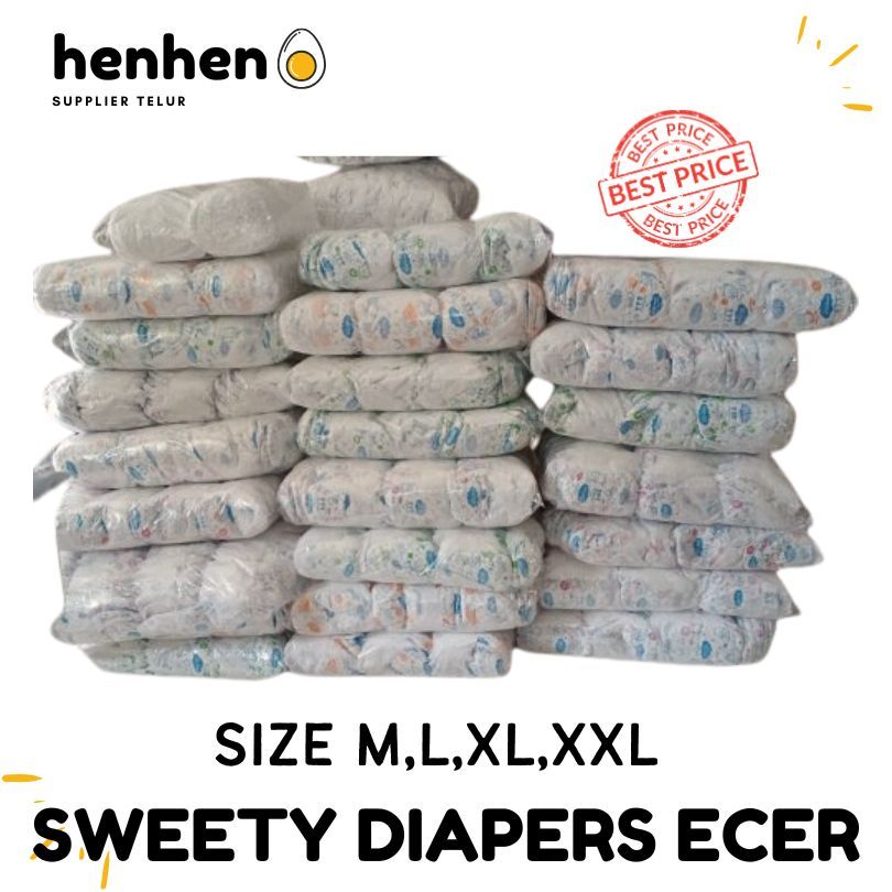 SWEETY BRONZE SILVER GOLD DIAPERS ECER CURAH