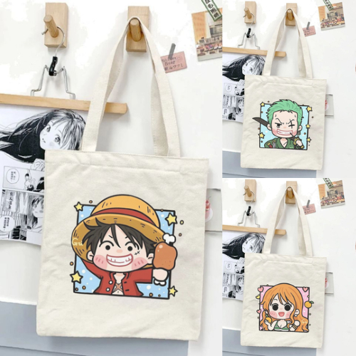 Totebag Tote bag One piece anime lucu