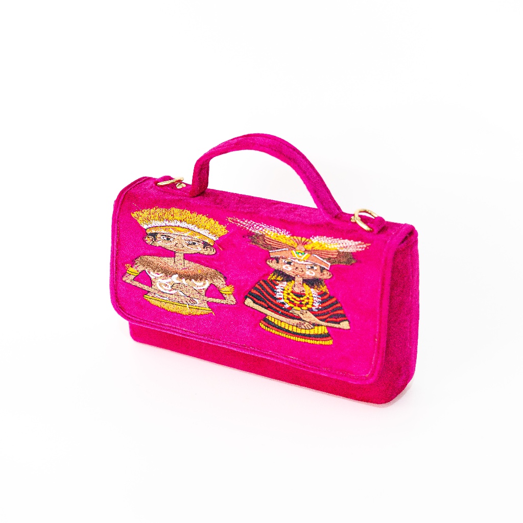 Tas Batik Penutup Bordir Motif Papua Selempang Wanita