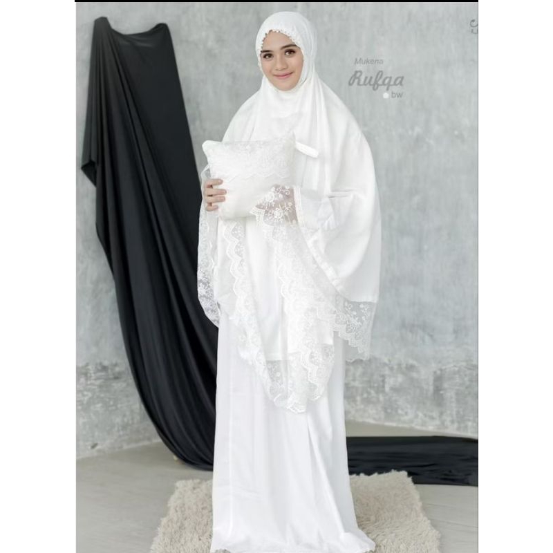 Mukena Putih Tulang Mukena Dewasda Mukena Polos Mukena Terlaris