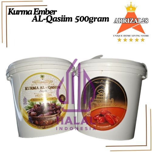 

*(BUBBLEWRAP) PIRT & HALAL KURMA EMBER AL-QASIIM/AL-AZHIIM PALM FRUIT 500 GRAM PREMIUM