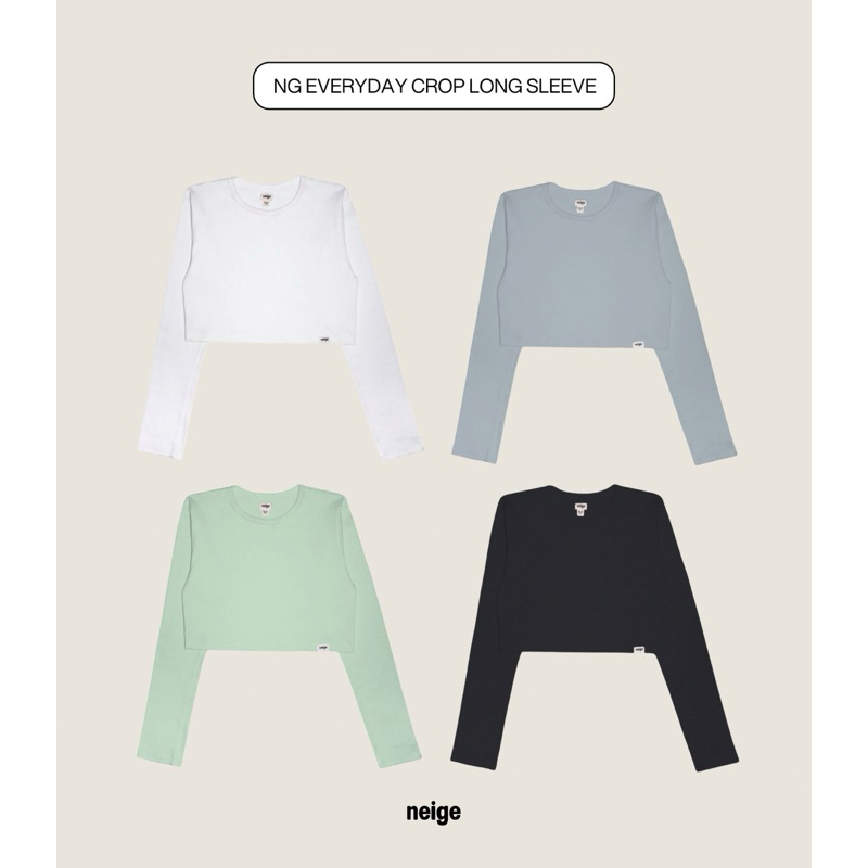 NEIGE - NG Everyday Crop Long Sleeve