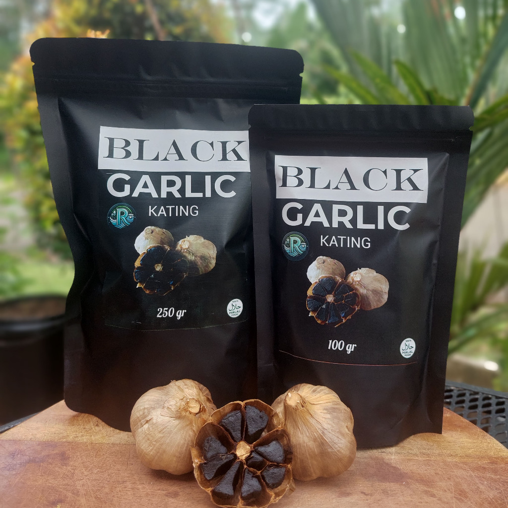 

Black Garlic Kating Kualitas Premium 250 Gram- River Mart 100% Halal