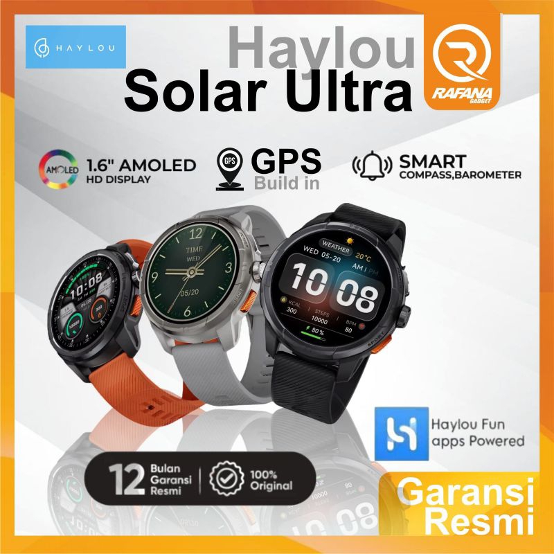 HAYLOU SOLAR ULTRA GPS Build In